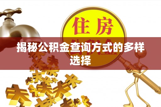 营山揭秘公积金查询方式的多样选择
