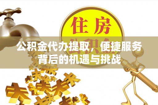 营山公积金代办提取，便捷服务背后的机遇与挑战